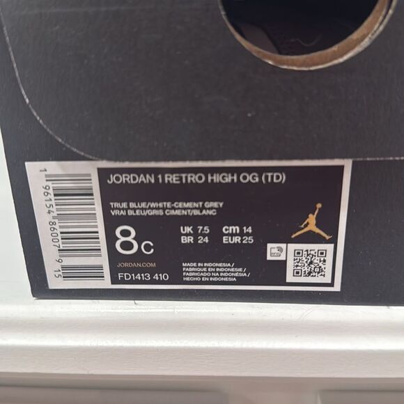 Kids Jordan 1 Retro High OG - Picture 7 of 7
